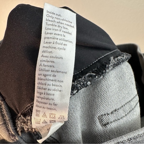 Spanx Distressed Jeani-ish Raw Hem Denim Leggings - Picture 9 of 9